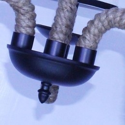Lámpara colgante de metal estilo Country Mini Designers Others