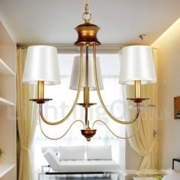 Lámpara de araña de 3 luces estilo rústico mediterráneo, moderna y contemporánea, estilo vela