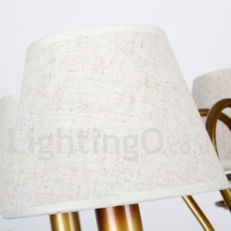 Lámpara de araña de 5 luces, estilo rústico retro contemporáneo y moderno