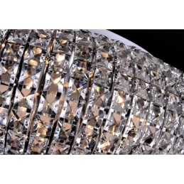 Lámpara colgante de techo de cristal K9 moderna, lámpara de araña para interiores, lámparas de tambor, accesorios de iluminación