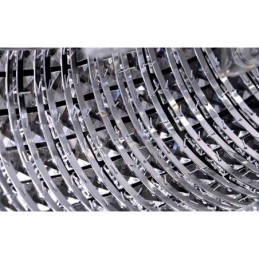 Lámpara colgante de techo de cristal K9 moderna, lámpara de araña para interiores, lámparas de tambor, accesorios de iluminación