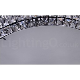 Lámpara colgante de techo de cristal K9 moderna, lámpara de araña para interiores, lámparas de tambor, accesorios de iluminación