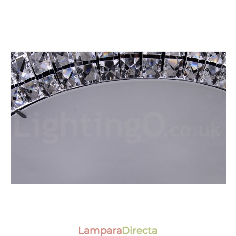 Lámpara colgante de techo de cristal K9 moderna, lámpara de araña para interiores, lámparas de tambor, accesorios de iluminación