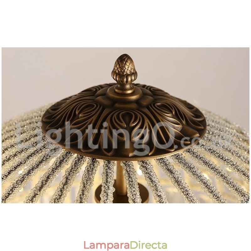 Lámpara colgante de techo de cristal K9 moderna con forma de globo, lámpara de araña para interiores, lámparas de tambor, accesorios de iluminación