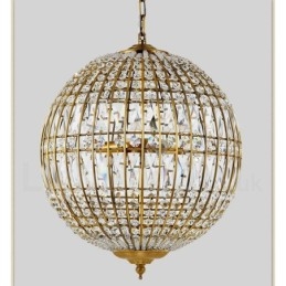 Lámpara colgante de techo de cristal K9 moderna con forma de globo, lámparas de araña para interiores, accesorios de iluminación