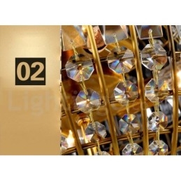 Lámpara colgante de techo de cristal K9 moderna con forma de globo, lámparas de araña para interiores, accesorios de iluminación