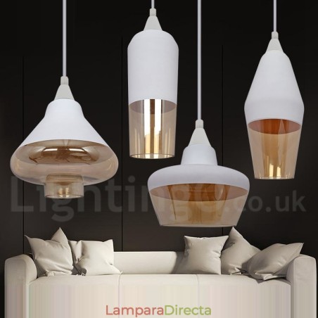 Lámpara colgante de cristal estilo salón retro europeo Lámpara colgante de cristal estilo salón retro europeo