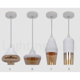 Lámpara colgante de cristal estilo salón retro europeo