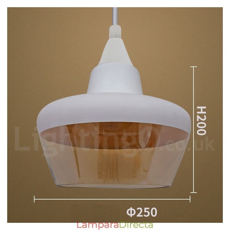 Lámpara colgante de cristal estilo salón retro europeo