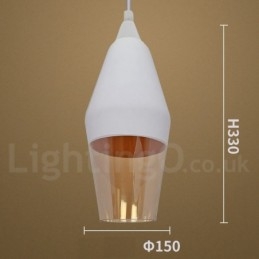 Lámpara colgante de cristal estilo salón retro europeo