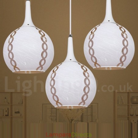 Lámpara colgante de cristal moderna y contemporánea para salón Lámpara colgante de cristal moderna y contemporánea para salón