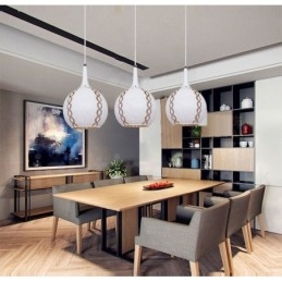 Lámpara colgante de cristal moderna y contemporánea para salón