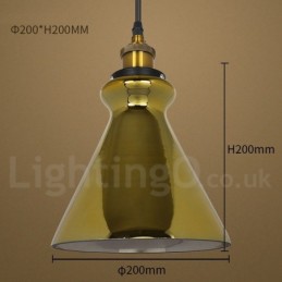 Lámpara colgante de cristal europea