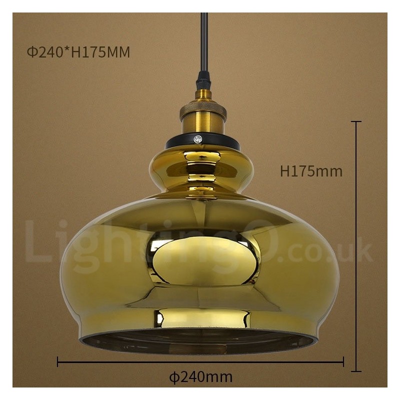 Lámpara colgante de cristal europea