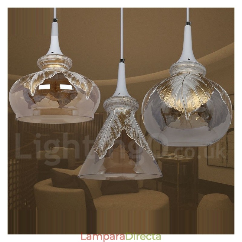 Lámpara colgante de cristal para salón, moderna y contemporánea, de estilo europeo
