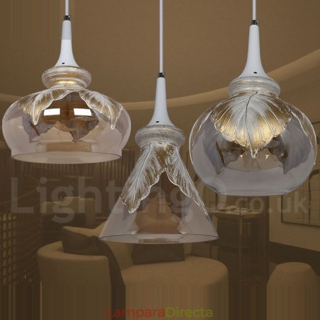 Lámpara colgante de cristal para salón, moderna y contemporánea, de estilo europeo Lámpara colgante de cristal para salón, moderna y contemporánea, de estilo europeo