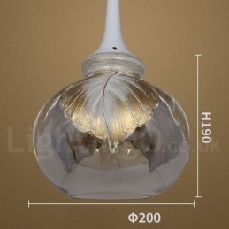 Lámpara colgante de cristal para salón, moderna y contemporánea, de estilo europeo