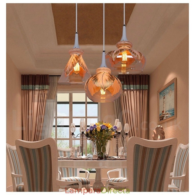 Lámpara colgante de cristal para salón, moderna y contemporánea, de estilo europeo