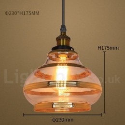 Lámpara colgante de cristal europea para bar y salón