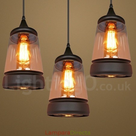 Lámpara colgante de cristal estilo salón retro europeo Lámpara colgante de cristal estilo salón retro europeo
