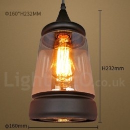 Lámpara colgante de cristal estilo salón retro europeo