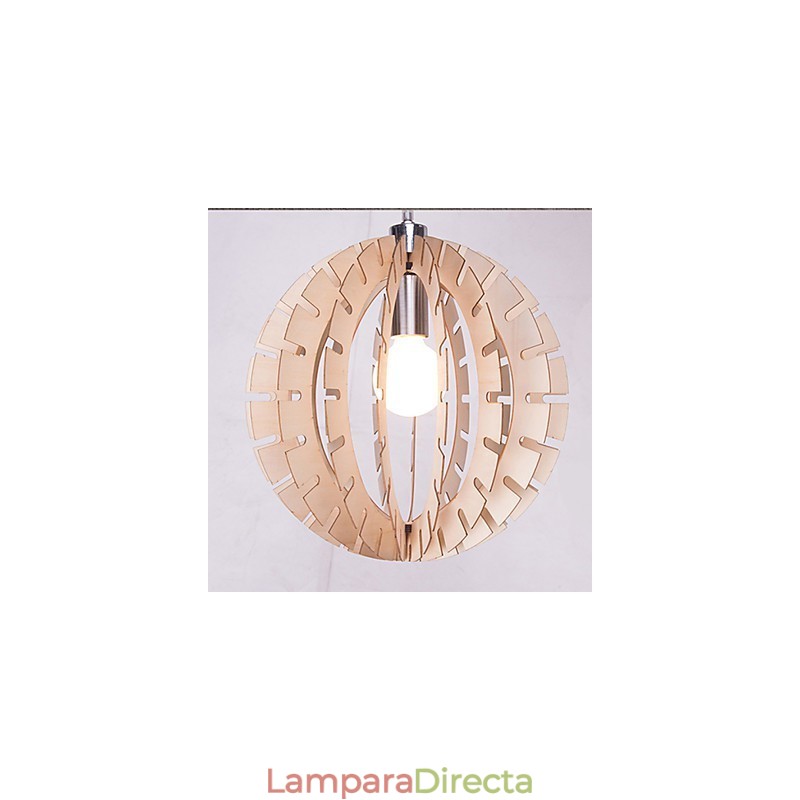Lámpara de araña vintage de madera de otros tipos