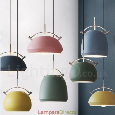 Lámpara colgante de cafetería contemporánea moderna de estilo nórdico de 1 luz Lámpara colgante de cafetería contemporánea moderna de estilo nórdico de 1 luz
