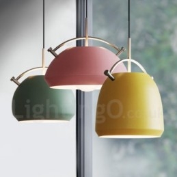 Lámpara colgante de cafetería contemporánea moderna de estilo nórdico de 1 luz