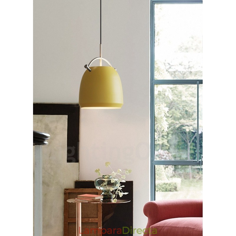 Lámpara colgante de cafetería contemporánea moderna de estilo nórdico de 1 luz