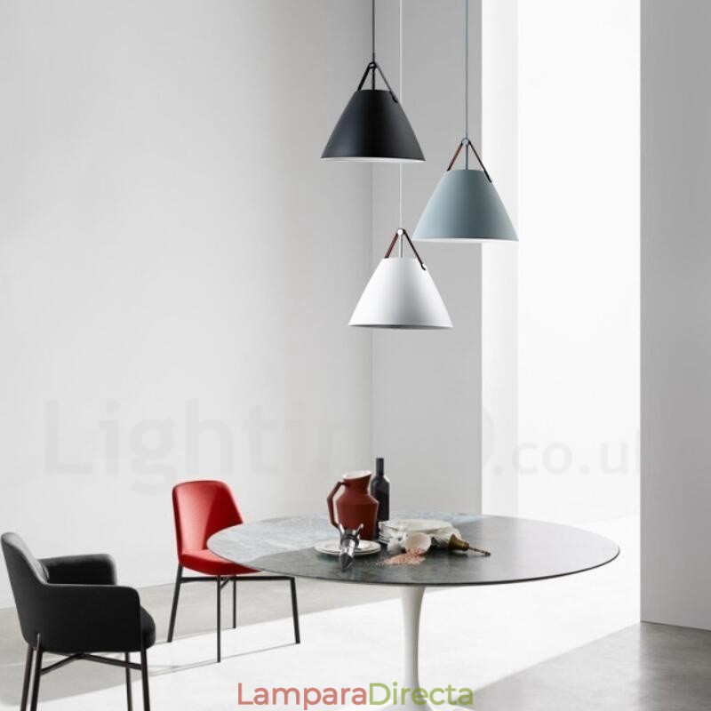 Lámpara colgante vintage de estilo nórdico de 1 luz