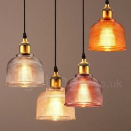 Lámpara colgante de cristal multicolor para cafetería moderna y contemporánea, de 1 luz