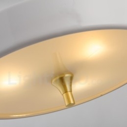 Lámpara colgante de lujo contemporánea moderna de 1 luz con pantalla de vidrio