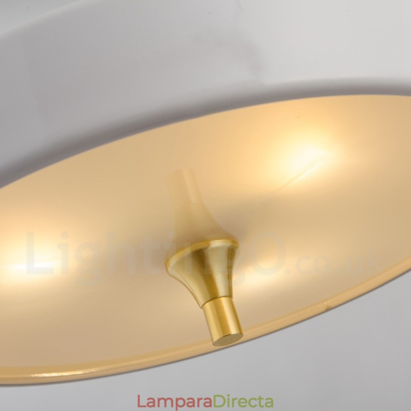 Lámpara colgante de lujo contemporánea moderna de 1 luz con pantalla de vidrio