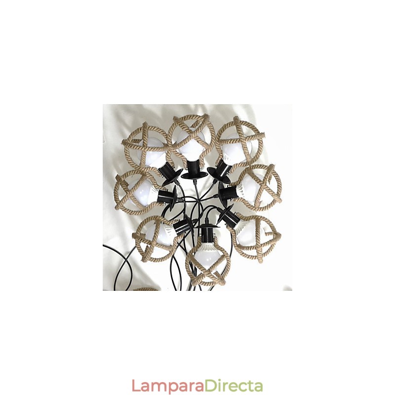 Lámpara de cuerda, candelabro, ropa larga, creativa, las doncellas celestiales esparcen flores. Lámpara de araña.