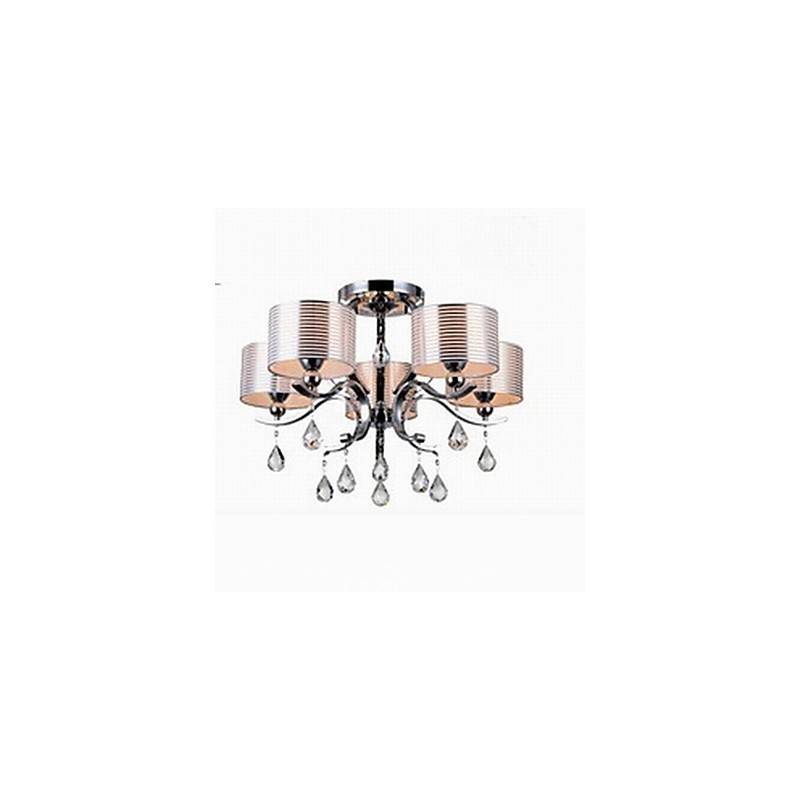 Lámpara de araña moderna de cristal K9 de 6 luces