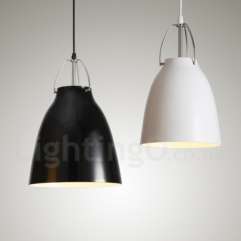 Lámpara colgante moderna contemporánea de aleación de aluminio de 1 luz con pantalla de aleación de aluminio