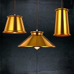 Lámpara colgante de metal de 3 luces, estilo mini, moderna y contemporánea