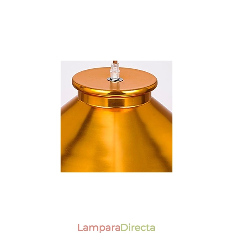 Lámpara colgante de metal de 3 luces, estilo mini, moderna y contemporánea