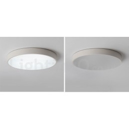 Lámpara de techo empotrada de estilo nórdico contemporáneo, ultrafina y regulable, con pantalla acrílica y control remoto. También se puede usar como luz de pared.