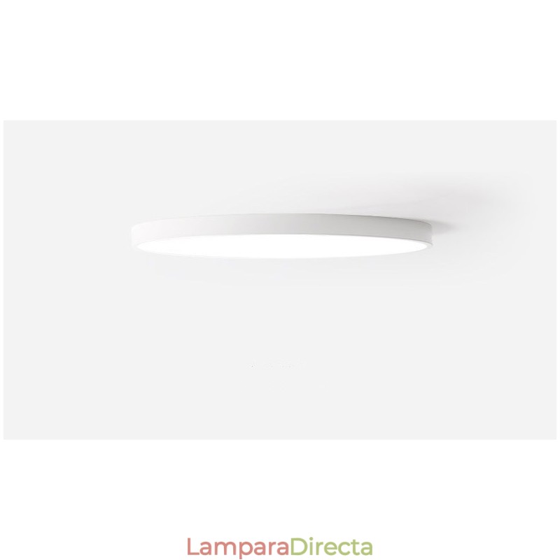Lámpara de techo empotrada de estilo nórdico contemporáneo, ultrafina y regulable, con pantalla acrílica y control remoto. También se puede usar como luz de pared.