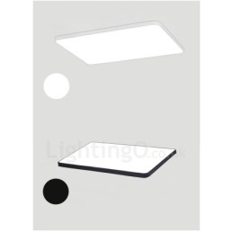 Lámparas de techo empotradas de estilo nórdico moderno y contemporáneo regulables con pantalla acrílica y control remoto.