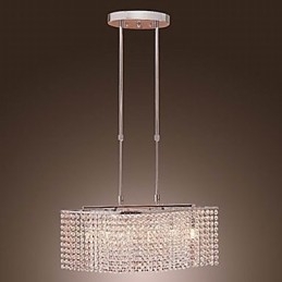 Lámpara de araña de cristal moderna y contemporánea.
