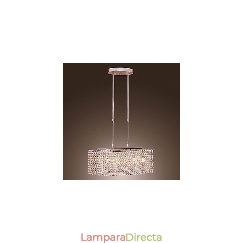 Lámpara de araña de cristal moderna y contemporánea.
