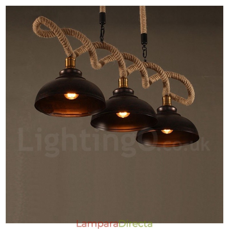 Lámpara de techo colgante de 3 luces