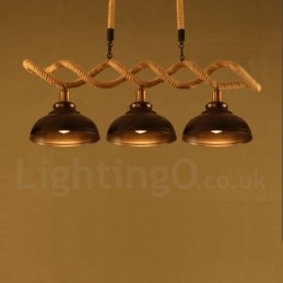 Lámpara de techo colgante de 3 luces