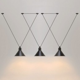 Lámpara de techo colgante moderna y contemporánea de 3 luces
