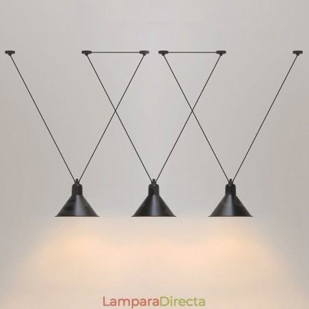 Lámpara de techo colgante moderna y contemporánea de 3 luces Lámpara de techo colgante moderna y contemporánea de 3 luces