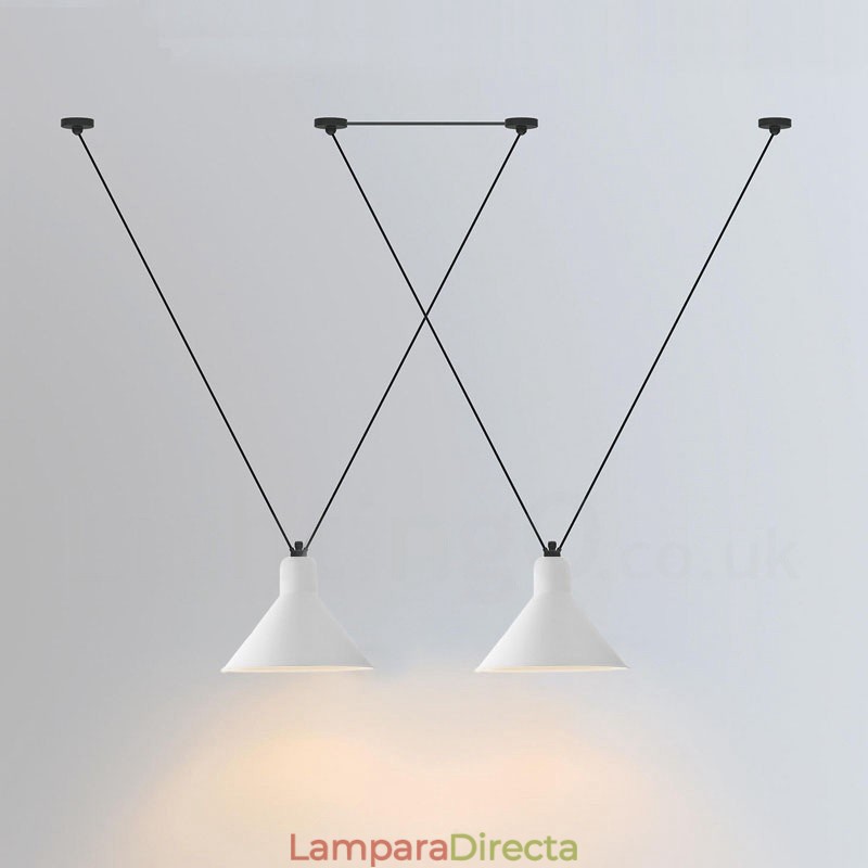 Lámpara de techo colgante moderna y contemporánea de 3 luces