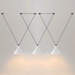 Lámpara de techo colgante moderna y contemporánea de 3 luces
