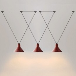 Lámpara de techo colgante moderna y contemporánea de 3 luces